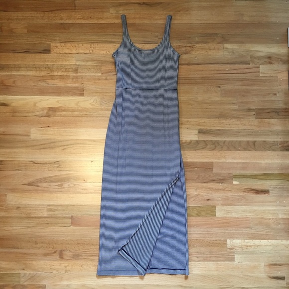 GAP Dresses & Skirts - The GAP navy striped maxi dress. GAP Dresses & Skirts - The GAP navy striped maxi dress.